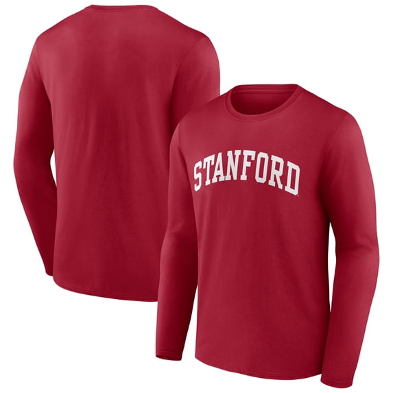 Men's Cardinal Stanford Cardinal Arch Long Sleeve T-Shirt