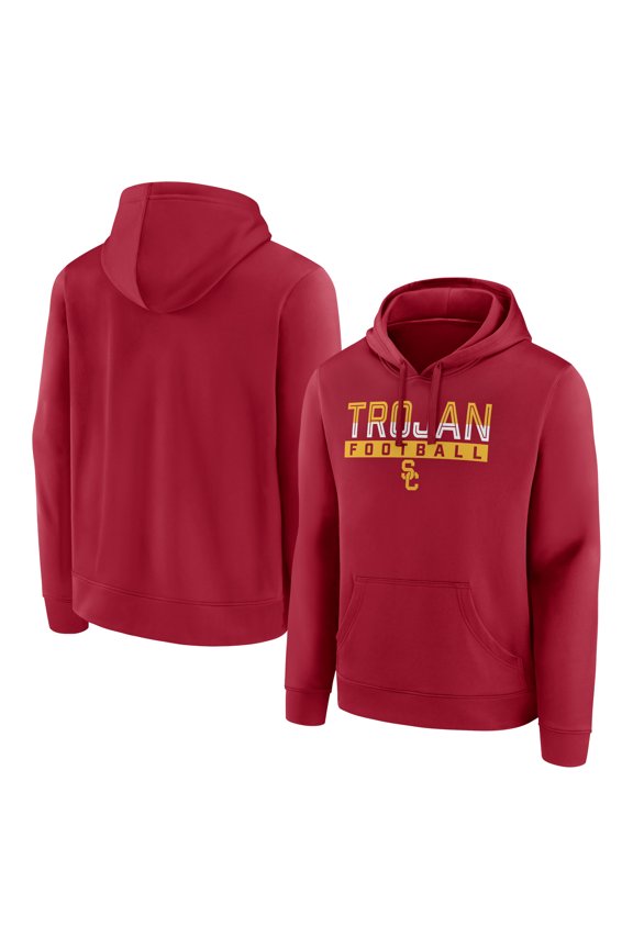 Men's Cardinal USC Trojans Pullover Hoodie