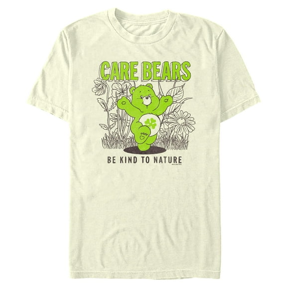Men's Care Bears Be Kind to Nature Good Luck Bear  Graphic T-Shirt