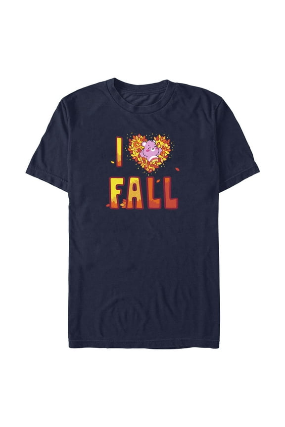 Men's Care Bears Cheer Bear Loves Fall Graphic T-Shirt