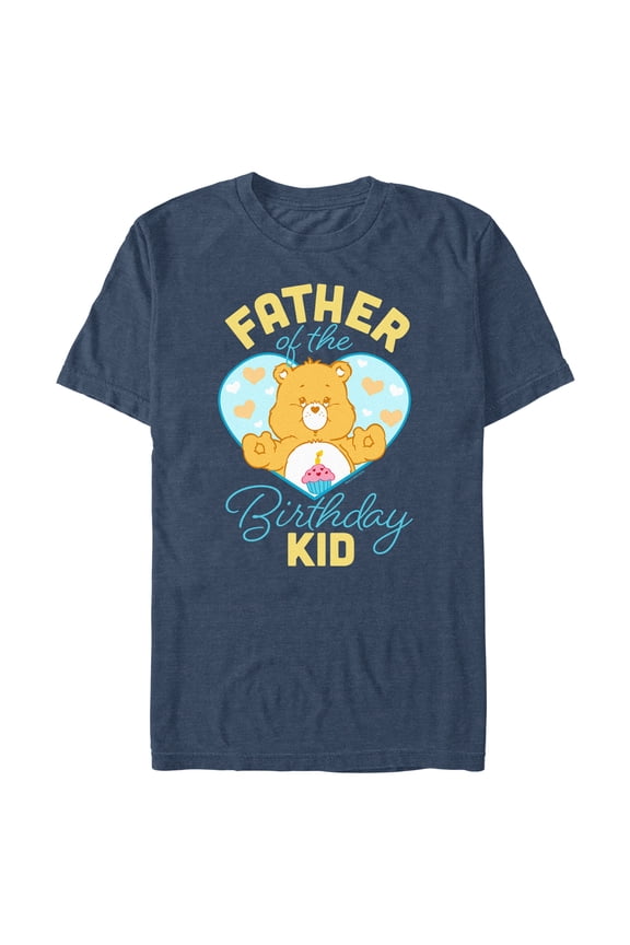 Men's Care Bears Father of the Birthday Kid Graphic T-Shirt