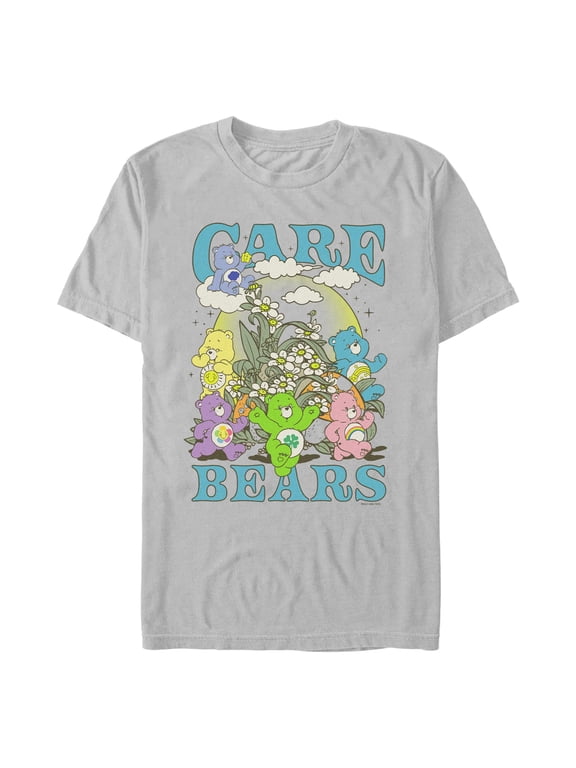 Men's Care Bears Floral Night Graphic T-Shirt