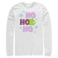 thumbnail image 1 of Men's Care Bears Good Luck Bear Ho Ho Ho Long Sleeve Shirt, 1 of 4