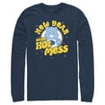 thumbnail image 1 of Men's Care Bears Grumpy Bear New Year Same Hot Mess  Long Sleeve Shirt, 1 of 4