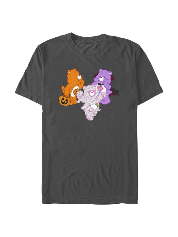 Men's Care Bears Halloween Bears Graphic Tee Charcoal X Large
