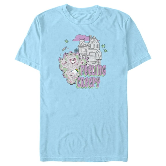 Men's Care Bears Halloween Cheer Bear Feeling Creepy Graphic T-Shirt
