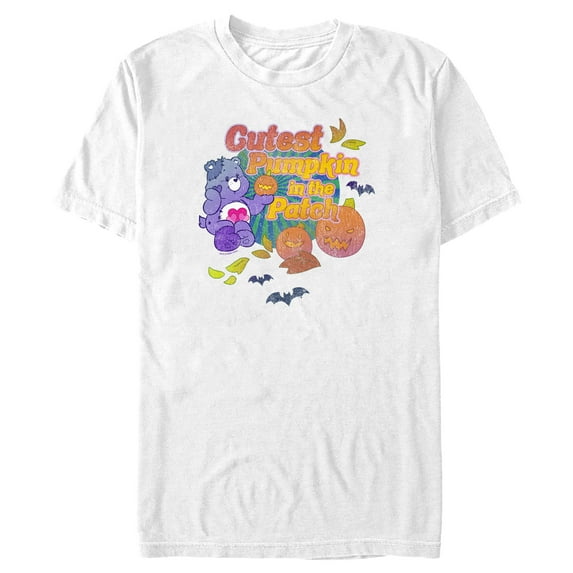 Men's Care Bears Harmony Bear Cutest Pumpkin in the Patch Graphic T-Shirt