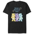 thumbnail image 1 of Men's Care Bears Have a Rainbow Day!  Graphic Tee Black 2X Large, 1 of 5
