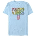 thumbnail image 1 of Men's Care Bears Positive Vibes Cheer  Graphic Tee Light Blue Small, 1 of 4