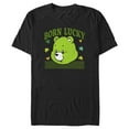 thumbnail image 1 of Men's Care Bears St. Patrick's Day Good Luck Bear Born Lucky  Graphic Tee Black Large, 1 of 5