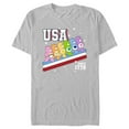 thumbnail image 1 of Men's Care Bears USA Crew Since 1776 Graphic T-Shirt, 1 of 4