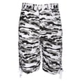 thumbnail image 1 of Men's Cargo Camo Shorts Cotton Pocket Relaxed Fit Original Deluxe Black White 34, 1 of 3