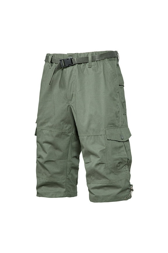 Men's Cargo Casual Twill Camouflage Shorts Summer Lightweight Combat Multi Pockets Half Shorts Athletic Outdoor Shorts