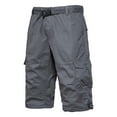 thumbnail image 1 of Men's Cargo Casual Twill Camouflage Shorts Summer Lightweight Combat Multi Pockets Half Shorts Athletic Outdoor Shorts, 1 of 5