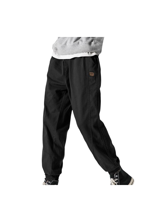 Men's Cargo Pants 13 1 Cargo Pants Men Lightweight Mens Work Foam Star Memory Star Apparel Sock with Foam Sickies Work Male Workwear Casual Leggings Korean Version Loose Fitting Trend Black XL