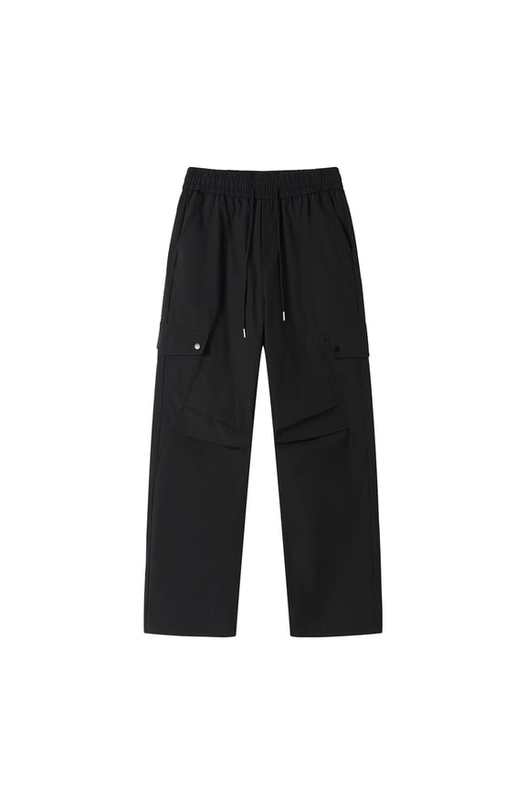 Men's Cargo Pants 13 1 Work Pants for Men 6 Men's Outdoor Zip Cargo Pant Work Little Comfortable 2024 Autumn/ Winter Thick Functional Neutral Air Black L