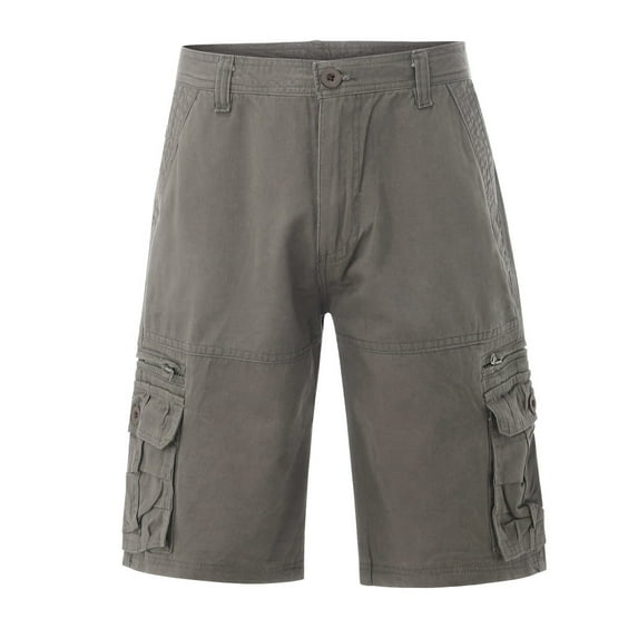 Men's Cargo Pants Beach Work Shorts Casual Outdoor Trouser with Multiple Pockets Comfortable Durable Lightweight Stretch Fit