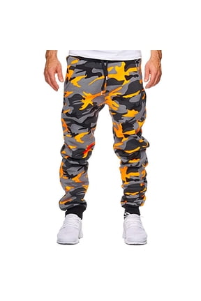 Men's Cargo Pants Camo Casual Work Military Tactical Pants