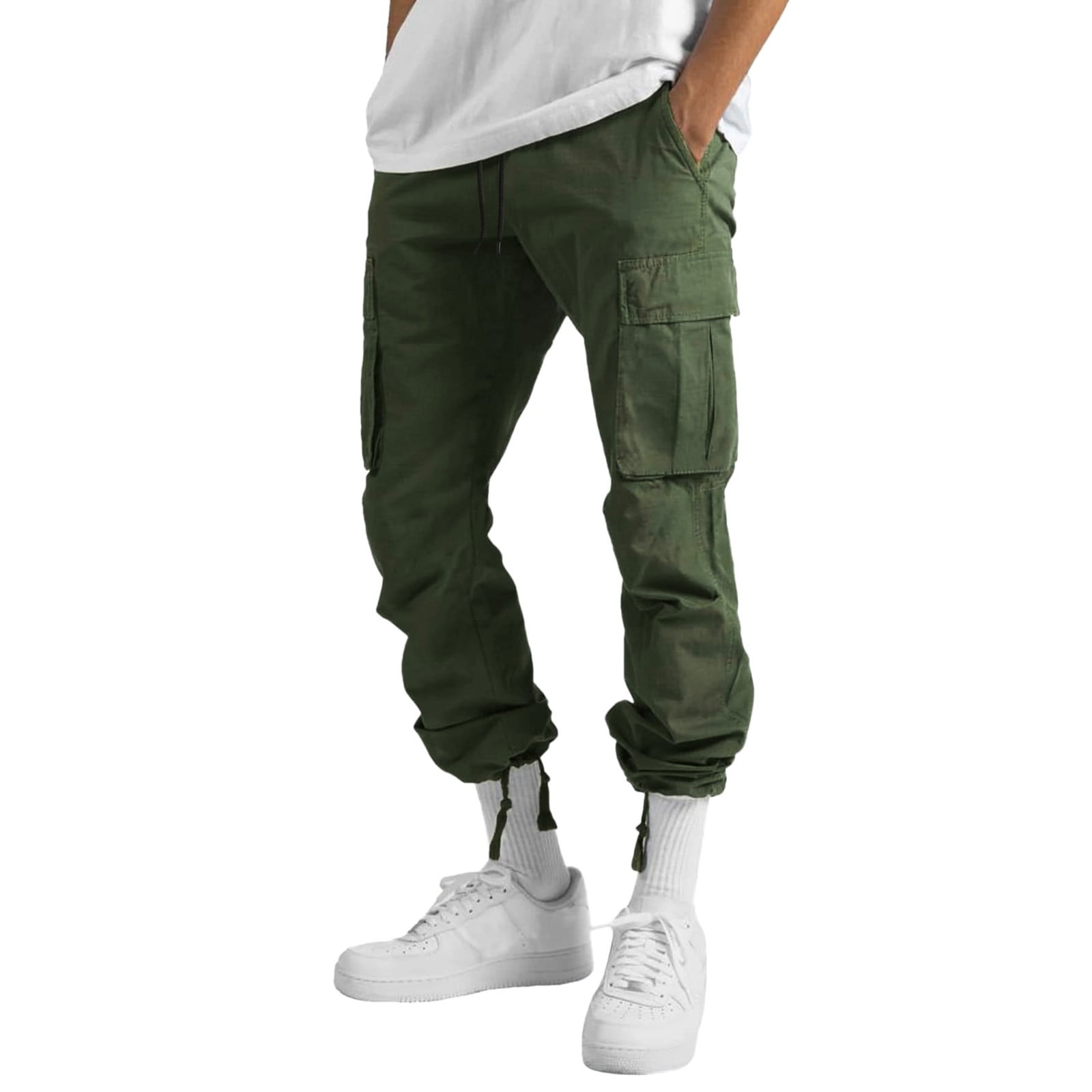 CAYL Men's Cargo Vent Pants - Army Green