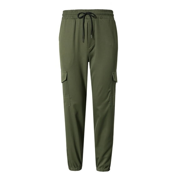 Men's Cargo Pants Cargo Pants for Men Soldier 76 6 Memory Foam Slim Fit Mens Hiking Construction Work Clothes for Men Slim Fit Bedroom with with Memory Chef Work Clothes Green M