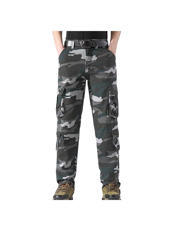 Men's Cargo Pants Cargo Pants Mens with Foam Men Dinosaur Tail Warm Comfortable Nomadic Traders Foam for Men with Pockets 6 Memory Heavy Weight Men's Straight Leg Blue 36