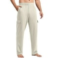 thumbnail image 1 of Men's Cargo Pants Casual Cargo Trousers Work Pants Men's Vintage Sweatpants Men's Jogging Pants Male Loose Straight Trousers Large Size, 1 of 5