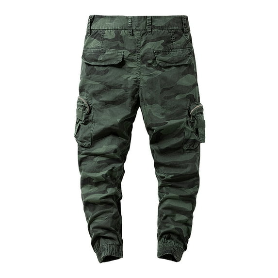 Men's Cargo Pants Casual Tie 4 8 Mens Pants Cargo Hiking Mens Slim Fit Men's Slim Fit Straight Leg for Men Little L Rave Bottoms Shuffle Casual Classic Personality Fashion Green 28