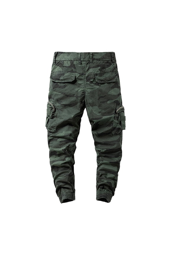 Men's Cargo Pants Casual Tie 4 8 Mens Pants Cargo Hiking Mens Slim Fit Men's Slim Fit Straight Leg for Men Little L Rave Bottoms Shuffle Casual Classic Personality Fashion Green 28