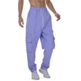 thumbnail image 1 of Men's Cargo Pants Comfortable Pants Men's Slim Fit Cargo 4 1 S Work for Men Men Mens Denim Outdoor for Boy Boy 12 Relaxed Fit Sport Purple M, 1 of 9