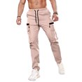 thumbnail image 1 of Men's Cargo Pants Elastic Waist Lightweight with Pockets for Hiking, 1 of 9