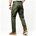 thumbnail image 1 of Men's Cargo Pants Elastic Waistband Functional Outdoor Work Pants S‑XXL, 1 of 10