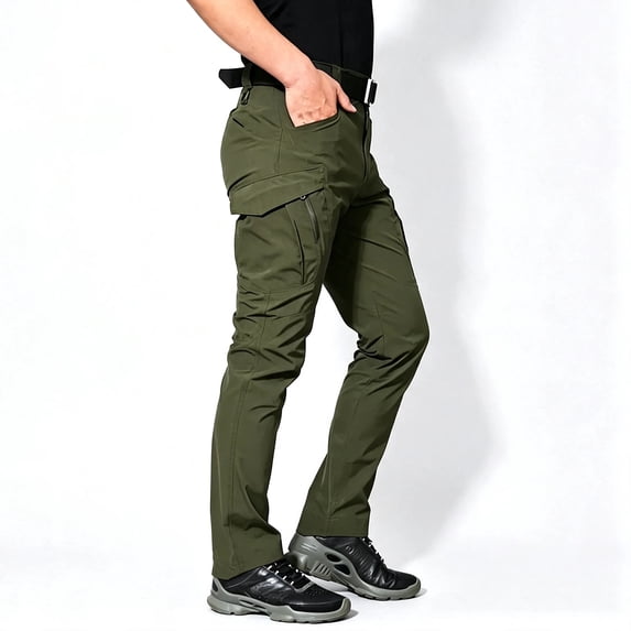 Men's Cargo Pants Flexible Fit Everyday Outdoor And Work Pants S‑XXL