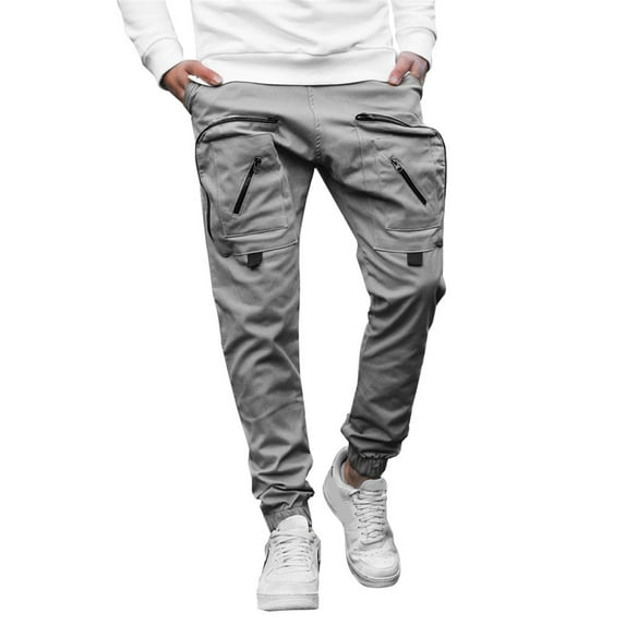 Men's Cargo Pants Foam Year Nomadic Traders Pants for Men Warm Comfortable Mens Cargo Slim Fit Mechanic for Men Boy Stocking Kitchen Work Construction Work Clothes Men's Grey 3XL