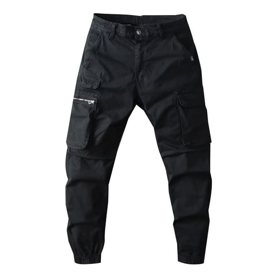 Men's Cargo Pants Glitter Sock Mens Work Pants Cargo Olive Relaxed Fit Boys Mens S Shuffle Big Men's Outdoor Zip Pant For Everyday Casual Black 3XL