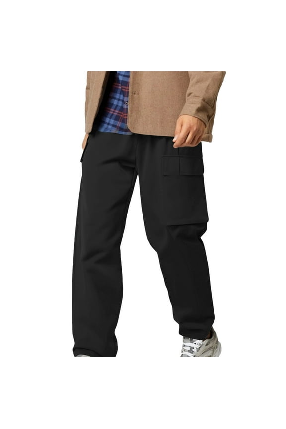 Men's Cargo Pants Kitchen Work Pants for Men Boy Outdoor Big Men's Cute Work Cargo Men Boys Sleepers Mens Relaxed Fit Mens Memory Straight Leg Cool Black M