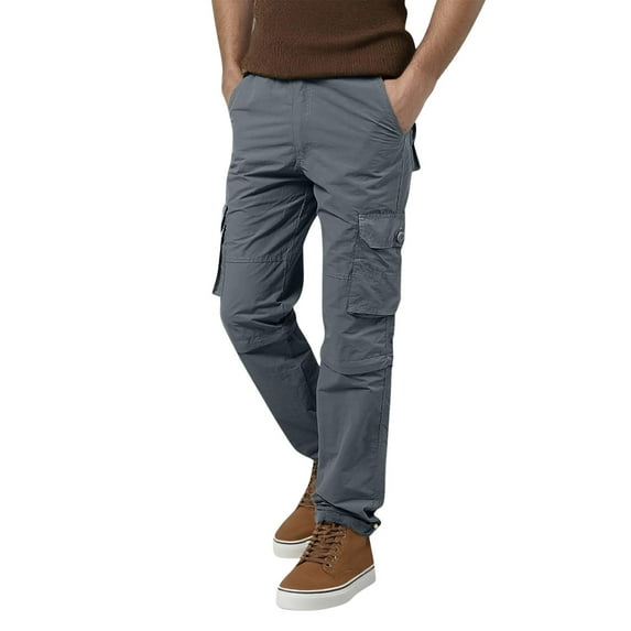 Men's Cargo Pants Little Year Mechanic Pants Mens Cargo Mens S Olive Men Relaxed Fitting Men Slim Fit Work Pant for Construction Slim for Men's Twill Grey XL