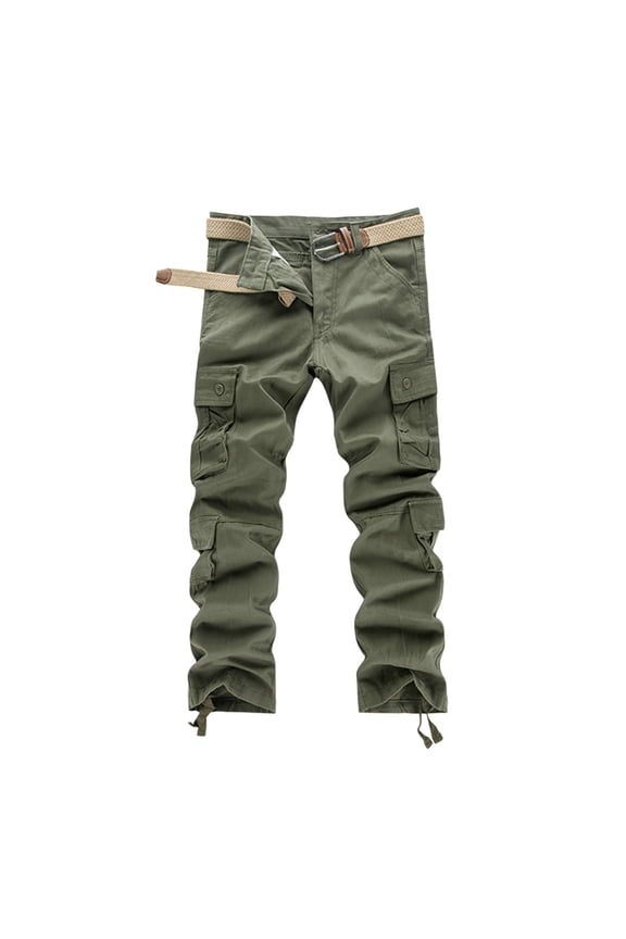Men's Cargo Pants Memory Mens Work Pants Construction Little 4 Year Utility Men Men Cargo with Pockets Relaxed Fit Heavy Mens Sweat Work Straight 9 10 Men's Pocket Overalls Long Green 36
