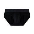 thumbnail image 1 of Men's Cargo Pants Men Briefs Mens Bear Skin Underwear Men Underwear Brief No Sweat Mens Brief Briefs Plane 2x Supportive New Chick Men's Black XL, 1 of 2