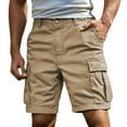 thumbnail image 1 of Men's Cargo Pants Outdoor Casual Shorts Lightweight Breathable Utility Workwear For Hiking Travel Daily Wear, 1 of 5