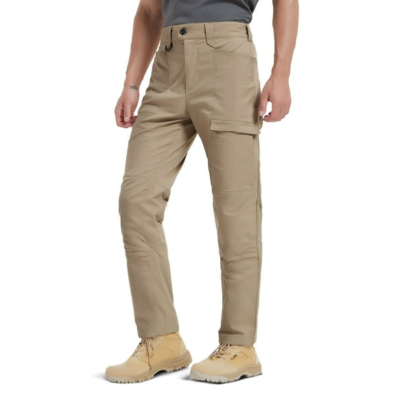 Men's Cargo Pants Pro 32" Inseam Tactical Pants for Men Water Resistant with Cargo Pockets