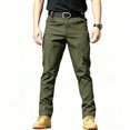 thumbnail image 1 of Men's Cargo Pants Regular Fit Lightweight Hiking Outdoor Casual Pants S-XXL, 1 of 8