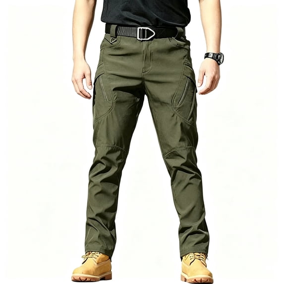Men's Cargo Pants Regular Fit Lightweight Hiking Outdoor Casual Pants S-XXL