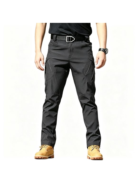 Men's Cargo Pants Regular Fit Lightweight Hiking Outdoor Casual Pants S-XXL