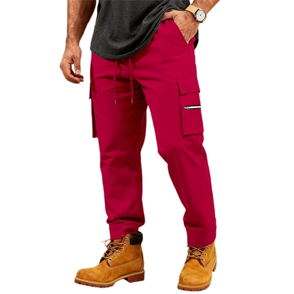 Men's Cargo Pants Relaxed Fit Slim Fit Straight Leg Workout Jogging for Men Men's Casual Pants Sweatpants for Men with Pockets