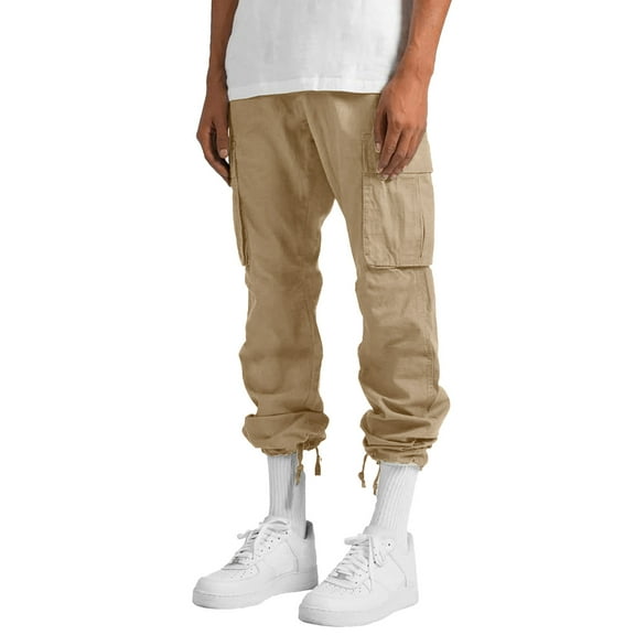 Men's Cargo Pants Relaxed Fit Straight Leg Cargo Work Pants for Men Casual Pants for Men Mens Jogging Pants with Pockets