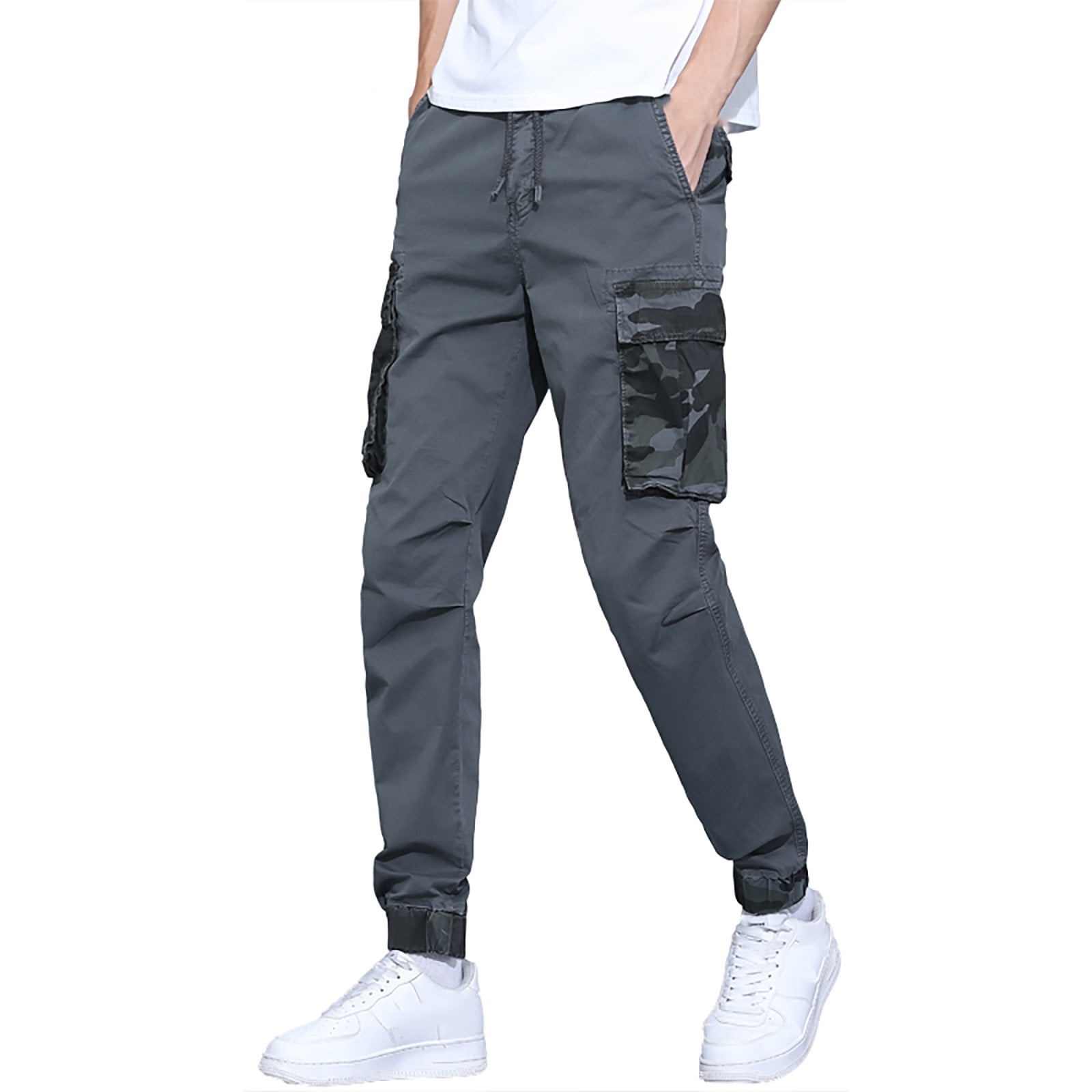 Men's Cargo Pants Relaxed Fit Stretch Cargo Pants for Men Slim Fit Work