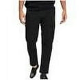 thumbnail image 1 of Men's Cargo Pants Slim Fit Casual Solid Color Pockets Elastic Waist Full Length Pants Black, 1 of 8