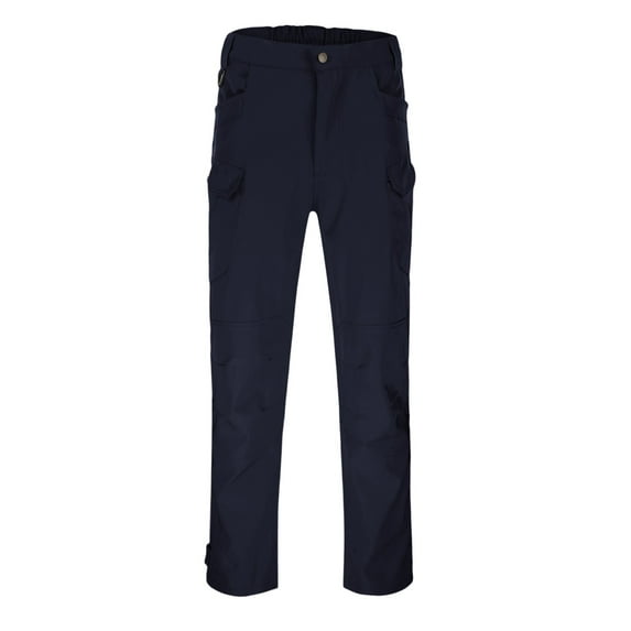 Men's Cargo Pants Slim Fit Solid Color Outdoor Streetwear Trousers High Waist Tapered Leg Casual Pants for Hiking Travel Everyday Wear A-Navy XL