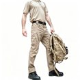 thumbnail image 1 of Men's Cargo Pants Solid Color Durable Multi‑Purpose Casual Bottoms S‑XXL, 1 of 8