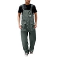 thumbnail image 1 of Men's Cargo Pants Straight Leg Overalls With Multiple Pockets Casual Outdoor Hiking Workwear Durable Comfortable Daily Wear Spring Summer, 1 of 4